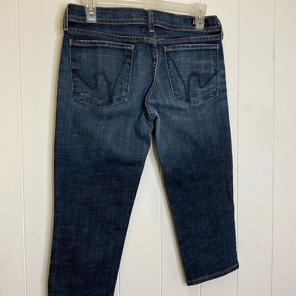 Citizens of Humanity Ankle Jeans Haley #174 Stretch Women's 30 Dark Wash Denim - Picture 7 of 14